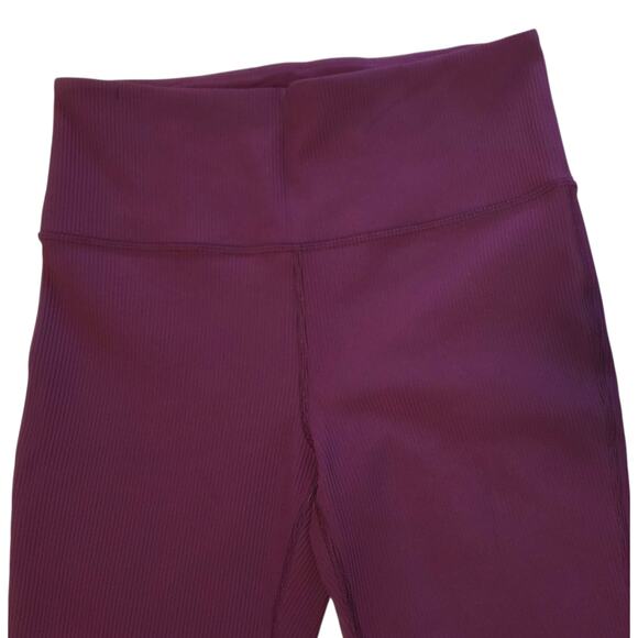 Athleta Elation Ribbed Snap Leg Pants sz MT, medium tall - Pristine! - Picture 5 of 11